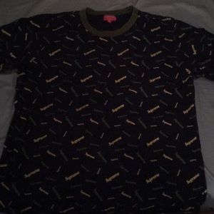 Supreme Scatter Ringer Navy XL